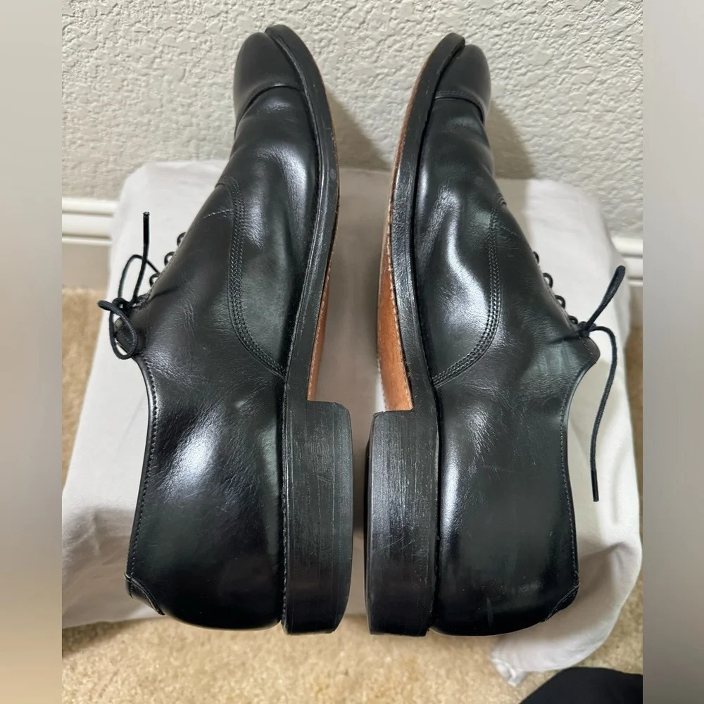 Allen Edmonds Park Avenue Oxfords Men's  Black Leather Cap Toe Shoes Size 11A - Picture 9 of 12